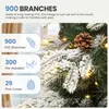 180cm Künstlicher Weihnachtsbaum mit Schnee & 300 LED Produktbild-Vorschau 5