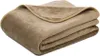 Gözze Kuscheldecke aus 100 % recycelten PET-Flaschen taupe Produktbild-Vorschau 1