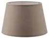Home Sweet Home Stoff Lampenschirm Taupe - 20 x 15 x 13 cm Produktbild-Vorschau 1
