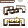 Diagrams showing the dimensions and weight capacity of a modular shelving unit. Náhled obrázku produktu