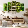 Bild auf Leinwand - Leinwandbild - Asien natur park brücke Produktbild-Vorschau 7