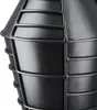 Gilde Vase, "Labyrinth", Metall, schwarz, VE 2, L. 16 cm, Produktbild-Vorschau 5