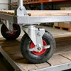Relaxdays Zwenkwielen met rem, set van 2, 3.00-4, 120 kg Productafbeelding-voorbeeld 2