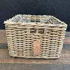 Cesto contenitore in rattan set 3 pezzi quadrato Kubu Anteprima dell’immagine prodotto 3
