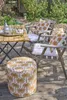 H.O.C.K. Vamosa Palms Outdoor Hocker Pouf ø40x45cm rund Produktbild-Vorschau 5
