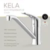 Lenz Küchenarmatur KELA in Chrom, 360° schwenkbar, Produktbild-Vorschau 2