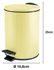 Spirella Treteimer Cannes - gelb - 3L - Metall - 17 x 25 cm Produktbild-Vorschau 3