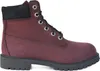A single burgundy Timberland boot shown from the side. Voir les images du produit