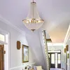 Kronleuchter, Kristall Licht Luxus Eisen Kronleuchter E14 Produktbild-Vorschau 9
