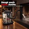 Aschesauger für heiße Asche mit feuerfestem Saugschlauch und 20 l Edelstahlbehälter Produktbild-Vorschau