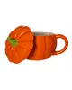 Halloween Kürbis Tasse mit Deckel als Geschenkartikel 500ml Produktbild-Vorschau 3
