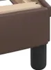 vidaXL Bett mit Matratze "Hvar" Braun 90x200 cm Kunstleder Produktbild-Vorschau 6