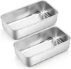 Homikit Kastenform 2er-Set, Edelstahl Brotbackform Produktbild-Vorschau 1