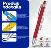 10 Stück Druckkugelschreiber mit blauer Tinte, 2-in-1 mit Produktbild-Vorschau 3