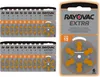 120 Stück (20 Blister) Rayovac Typ 13 Hörgerätebatterie Produktbild-Vorschau 1