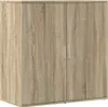 vidaXL Příborník Sonoma dub 79x38x80 cm Materiál na bázi Náhled obrázku produktu 2