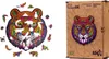 Dřevěné ekologické puzzle 126 Majestátní tygr A3 Náhled obrázku produktu 2