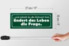 Holzschild Spruch 27x10cm sobald Antwort ändert die Frage Produktbild-Vorschau 6