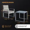 CASARIA® Balkonmöbel Set WPC Tisch 160kg Belastbarkeit Produktbild-Vorschau 7