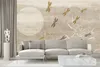 Muralo Selbstklebende Fototapete für Wohnzimmer LIBELLEN Produktbild-Vorschau 6