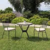 Milani Home - tavolo da giardino rotondo, Brais, piano Anteprima dell’immagine prodotto 3