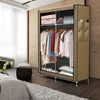 Intirilife Faltschrank 108x170x45 cm in CRÈME BEIGE - mit Produktbild-Vorschau 4