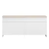 INONEFT Sideboard 160cm mit Holzoptik-Platte, küchenschrank Produktbild-Vorschau 5
