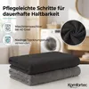 Komfortec 2er Saunatuch Set 80x200 cm aus 100% Baumwolle, Produktbild-Vorschau 3