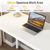 Scrivania per computer con 5 cassetti, bianca, moderna e Anteprima dell’immagine prodotto 4