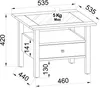 Sofatisch Couchtisch Schublade Lingis M Produktbild-Vorschau 7
