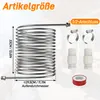Serpentin de chauffage pour piscine UISEBRT en acier Voir les images du produit 2