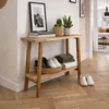 Teak Konsolentisch NIRONA-Plus 100cm recyceltes Massivholz Produktbild-Vorschau 4