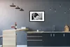 MuchoWow® Gerahmtes Poster Trinkender schwarzer Labrador - Produktbild-Vorschau 2