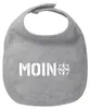 Huuraa Baby Lätzchen Moin Kompass Heather Grey Produktbild-Vorschau 1