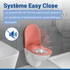 WENKO WC-Sitz Mod. Galati Coral matt, aus Duroplast, Produktbild-Vorschau 4