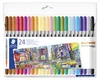 STAEDTLER 3200 Doppelfasermaler Etui mit 24 Farben (20+4) Produktbild-Vorschau 1