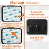 ECENCE Besenhalterung Wand selbstklebend - 4 Stück Produktbild-Vorschau 3
