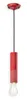 Ferroluce Pi lampa wisząca 25cm czerwona okrągła Podgląd zdjęcia produktu 2