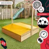 KOTARBAU® Bac à Sable Enfant Extérieur Bois de Pin 100 x Voir les images du produit 8