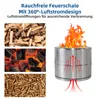Feuerstelle Bonfire, Edelstahl Feuerschale mit Ständer, Produktbild-Vorschau 6
