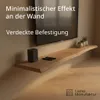 LAMO Regalhalterung unsichtbar 30cm 4 St. Schwarz - Produktbild-Vorschau 3