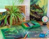 Schreibtischunterlage / Größe: 58,5x38,5cm / "Dinosaurier" Produktbild-Vorschau 4