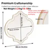 A decorative mirror with dimensions and weight information. Produktbild-Vorschau