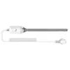A white electric heating element with a coiled cord and plug, shown against a white background. Anteprima dell’immagine prodotto