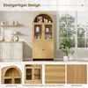 Vitrine mit Bogendecke und Glastüren Vitrinenschrank Produktbild-Vorschau 2