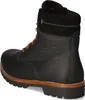 A black leather boot with brown laces and sole, shown from the side and back. Anteprima dell’immagine prodotto
