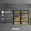 AREBOS 2er Set Schwerlastregal 180x90x40 cm | 875 kg, 5 Produktbild-Vorschau 3