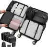 Set de voyage de 7 organiseurs de valise imperméables, Voir les images du produit 9