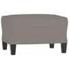 Sessel mit Hocker Taupe 60 cm Stoff Produktbild-Vorschau 5