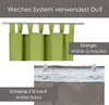 heimtexland ® Dekoschal Baumwolle Uni Gardine Kräuselband Produktbild-Vorschau 4